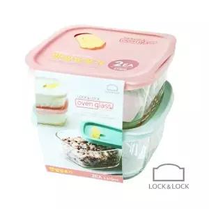 락앤락 오븐글라스 햇쌀밥용기 410ml 2개입 LLG501S2N1246172