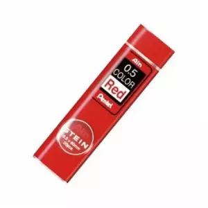 펜텔 아인 슈타인 컬러샤프심 0.5 레드 C275-RD 연필 필기 제도 사무 문구