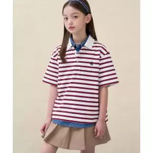 빈폴 키즈 빈폴 BEANPOLE KIDS 멀티 스트라이프 럭비 반소매 티셔츠 화이트 BI6342U041 BI6342U041 437654