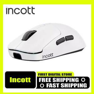 Incott G23 Pro 무선 게임용 마우스 8k Paw3950 센서 핫 스왑 듀얼 모드 인체공학적 경량 e스포츠 게이머