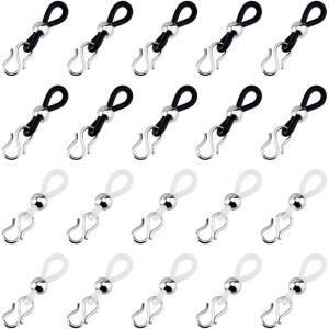 20Pcs 청바지 지퍼를 유지 2 색 홀더 상단 키퍼 및 버튼 후크 의류