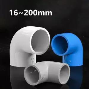 파이프엘보 ID 16-200mm PVC 90도 ° 엘보 파이프 정원용 물 수족관 어항용 튜브 조인트 커넥터