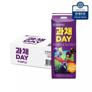 연세유업 과채데이 음료 퍼플 190ml 24팩