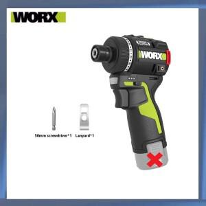 worx 호환 WU139 무선 드라이버 듀얼 속도 50Nm 12v 공용 녹색 배터리 및 충전기 제외