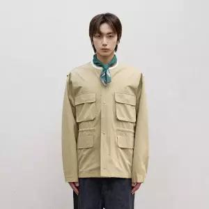 네크리스 라운드 핀턱 코튼 자켓 TOBJK100 / 3color