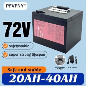 72V 20 40AH 18650Li 배터리 500 3000W 전기 바이크 오토바이용 간편한 설치