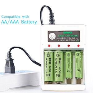 AA / AAA 배터리 충전기 2 4 슬롯 NI-MH /NI-CD 용 AC 110V 220V 충전 1.2V 충전식