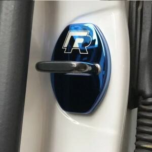 폭스바겐용 VW R-라인 문 잠금 장치 4개 폴로 골프 티구안 제타 투아렉 샤란 T-ROC
