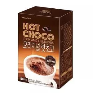 핫초코 분말 스틱 50포 초콜릿 음료 믹스 겨울철 간편 음료