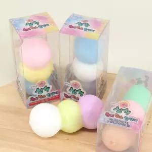삼색 캔디 왁스 말랑이 3000 랜덤 (976) 스퀴시