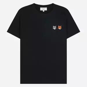 메종키츠네 6S OW011CFKJ7026 P190 더블 폭스 여성 반팔 티셔츠 앤트러사이트