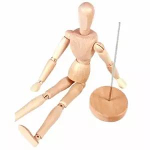 (옵션 목각인형-소)원목 구체 관절 인형 14cm 관절나무인형 목각관절인형 관절목각인형 데생인형 인형소품