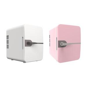 미니 냉장고 독립형 음료 쿨러, 온도 조절 가능 USB 플러그, 거실 기숙사 침실 데스크탑용, 6L