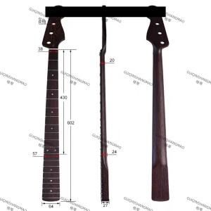 4현 베이스 핸들 20등급 넥, 최고급 치킨윙 목재 넥 악기 개조 DIY 액세서리