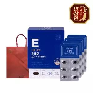 [농협홍삼] 한삼인 나를위한 루테인 아스타잔틴 300mg 30캡슐 4세트+쇼핑백
