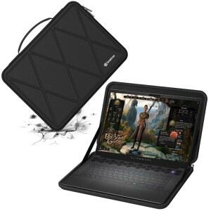 [미국배송] SMATREE 하드 EVA 보호 슬리브 케이스 16인치 DELL ALIENWARE M16 R1 게이밍 노트북 가방에만 호환 (알리엔웨어 R2에 맞지 않음) (X8321)