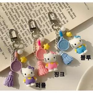 [셀러허브]귀여운 고양이 키링 폰줄 하트 포인트 행운 포인트 소품샵 꾸미기 테니스 (S42627257)