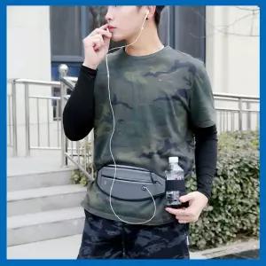 가방 이어폰 운동 에 힙색 홀 허리 조깅 연결 보조 여행용 스마트한 여 매는 워터스트랩