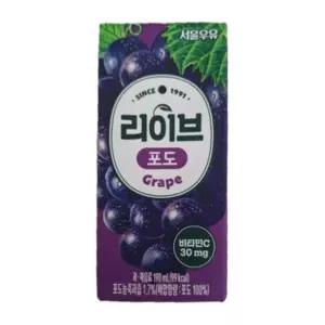 서울우유 리이브포도