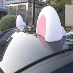 고양이 자동차 귀장식 튜닝 귀 데코 소품 장식품 지붕 경차 액세서리 토끼