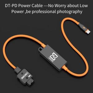 도니식 ZGCINE 케이블 20인치 DT-PD D-Tap to USB-C PD 2-Way V-마운트 충전기 전원 배터리 미러리스 카메