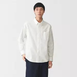 무인양품 남성 워싱 옥스포드 버튼다운 긴소매 셔츠 AC23BA6S 193534