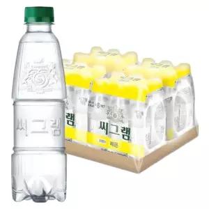 씨그램 레몬 무라벨 350ml 24개