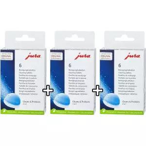유라 Jura 2단계 전자동 커피 머신용 세척 정제 18개