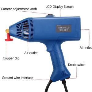디지털 아크 용접기, 핸드 헬드 전기 공구, 스폿 EU 플러그, 220V Tig Mig, US 110V, 5000W, 2 ~ 14mm 그룹