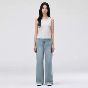 [써스데이아일랜드](센텀시티점)키치 프린트 슬리브리스 T262MSL136W