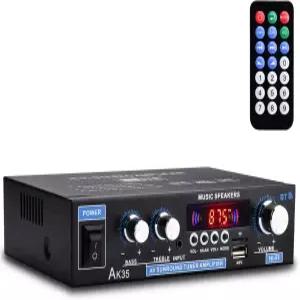 Daakro AK35 홈 오디오 앰프 수신기 200W 듀얼 채널 블루투스 5.0 사운드 스피커 AMP FM