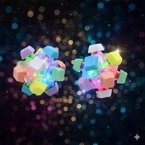 자광 딸깍이키링 키캡 LED12구볼 테트리스게임1p 감성키링 반짝이키링 가방 키보드 클릭키링 열쇠고리