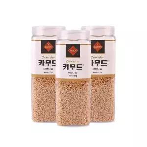 KAMUT 카무트 쌀 고대곡물 기능성쌀 1kgX3개(용기)h