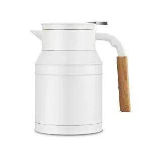 파스텔 주전자 1.5L 1L 보온보냉 사무실 테이블 라떼 옐로우 블랙 워터포트