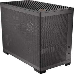 오키노스 미니아트 4 마이크로 ATX PC 케이스 2x120mm 리버스 3 핀 팬 및 사전 설치 라디에이터 지원