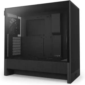 NZXT H5 Flow 2024 - 컴팩트 ATX 미드 타워 PC 게이밍 케이스 높은 공기 흐름 120mm 팬 2개 포함 전면 및