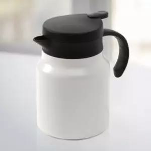 쌍문상회 지금 필요한 티웨어 이중진공 보온주전자(900ml) (화이트) 차포트