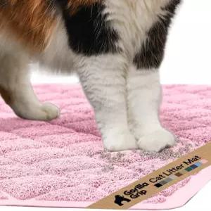 고릴라 그립 고양이 배설물 상자 매트 쿠션 코일 메시 트래핑 적은 지저분함을 위한 산란 제어 용품