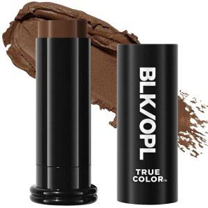 BLK OPL 스킨 퍼펙팅 파운데이션 스틱 SPF 조각 피니시 가능한 커버력 매트 블렌딩 메이크업 저자극성 보정 에보니 색상 15 페이스
