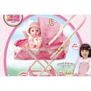아이사랑 역할놀이용 코코맘 유모차장난감 어린이 장난감 인형유모차 유아 걷기연습 놀이카트