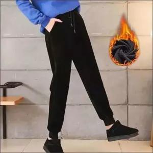 [하프클럽/]여자 시보리 조거팬츠 기모 겨울 조거바지 트레이닝 밴딩 2컬러