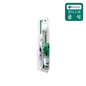 덴티스테 치약 칫솔 여행용 휴대용 세트 (플러스화이트20g+이중모칫솔)
