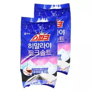 애경 스파크 히말라야 핑크솔트 세탁세제 가루세제 5kg 2개 분말 빨래