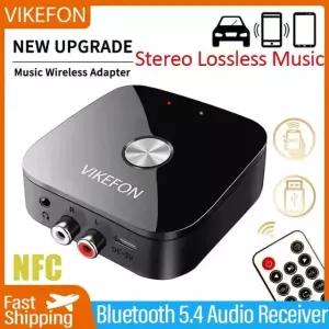 블루투스동글이 VIKEFON NFC 블루투스 디스크 음악 오디오 어댑터 무손실 스테레오 NO remote control