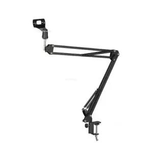 마이크받침대 거치대 스탠드 마이크 서스펜션 가위 K669 방송용 K670 K678 K65 Metal 블랙