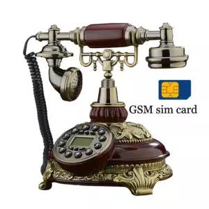 벽걸이전화기 GSM 무선 전화 가정 사무실 카드 900 MHZ SIM 1800MHZ 유선 레드