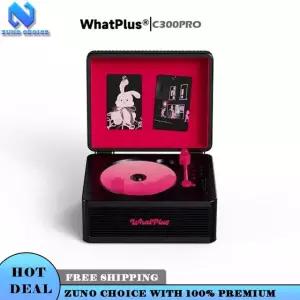 네트워크플레이어 WHATPLUS C300PRO 레트로 무선 스테레오 블루투스 플레이어 블랙 Pink