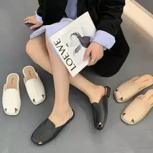직장인 오피스 룩 뮬 블로퍼 형 슬리퍼 봄 여름 신발 뮬블로퍼뮬슬리퍼 여성뮬슬리퍼