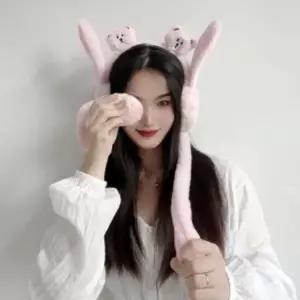 겨울귀덮개 쫑긋곰돌이움직이는귀마개방한귀마개겨울귀도리