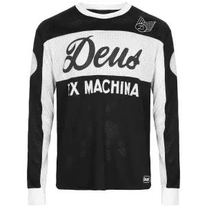 (백화점상품)Deus ex machina 데우스엑스마키나 세이버 모토 저지 티셔츠 DMF81562 BLACK128860